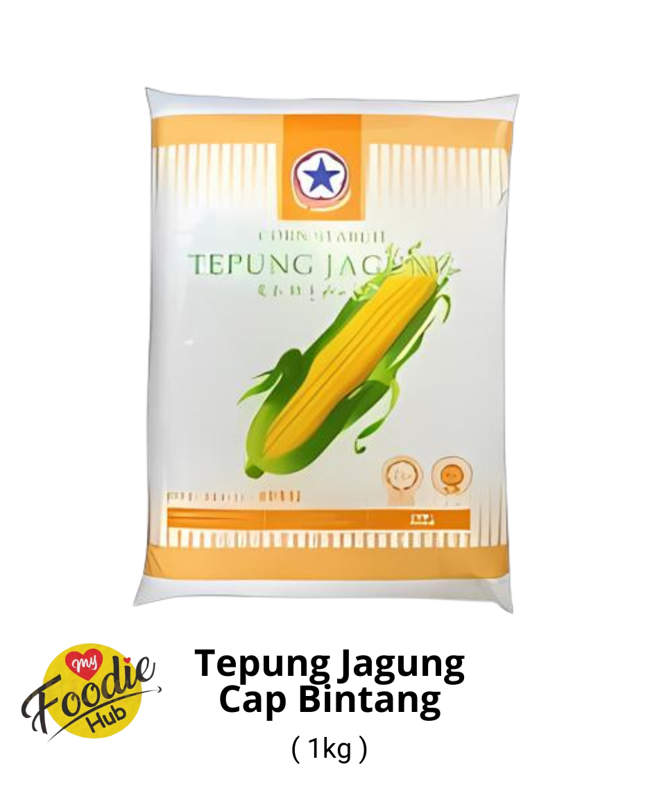 TEPUNG JAGUNG CAP BINTANG 1KG (1X10)