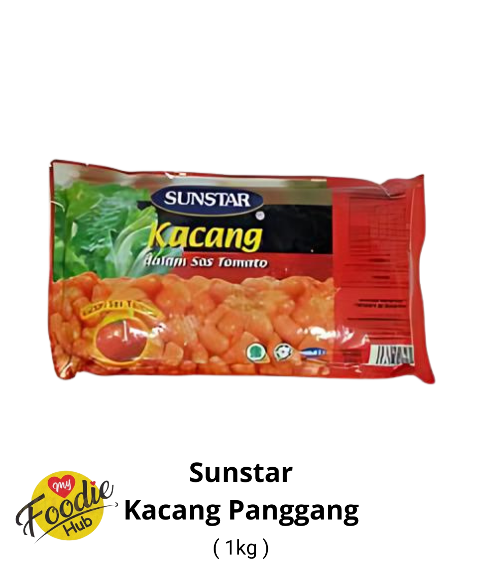 SUNSTAR KACANG PANGGANG 1KG (1 X12 PKT )