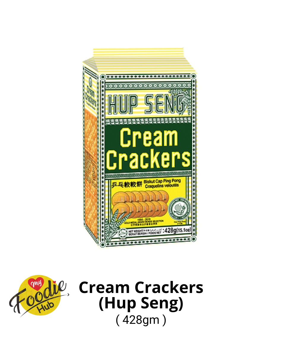 HUP SENG CREAM CRACKERS 428GM (1X12 )