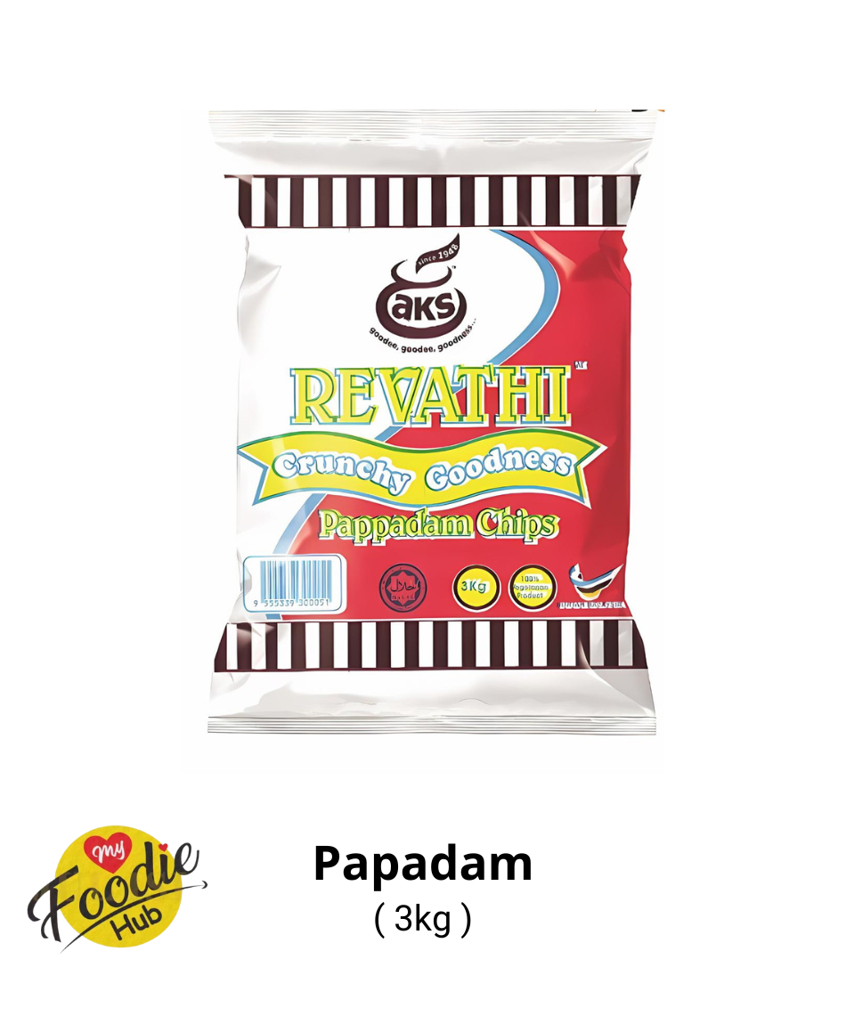 PAPADAM 3KG ( 1 X 10 BAG )