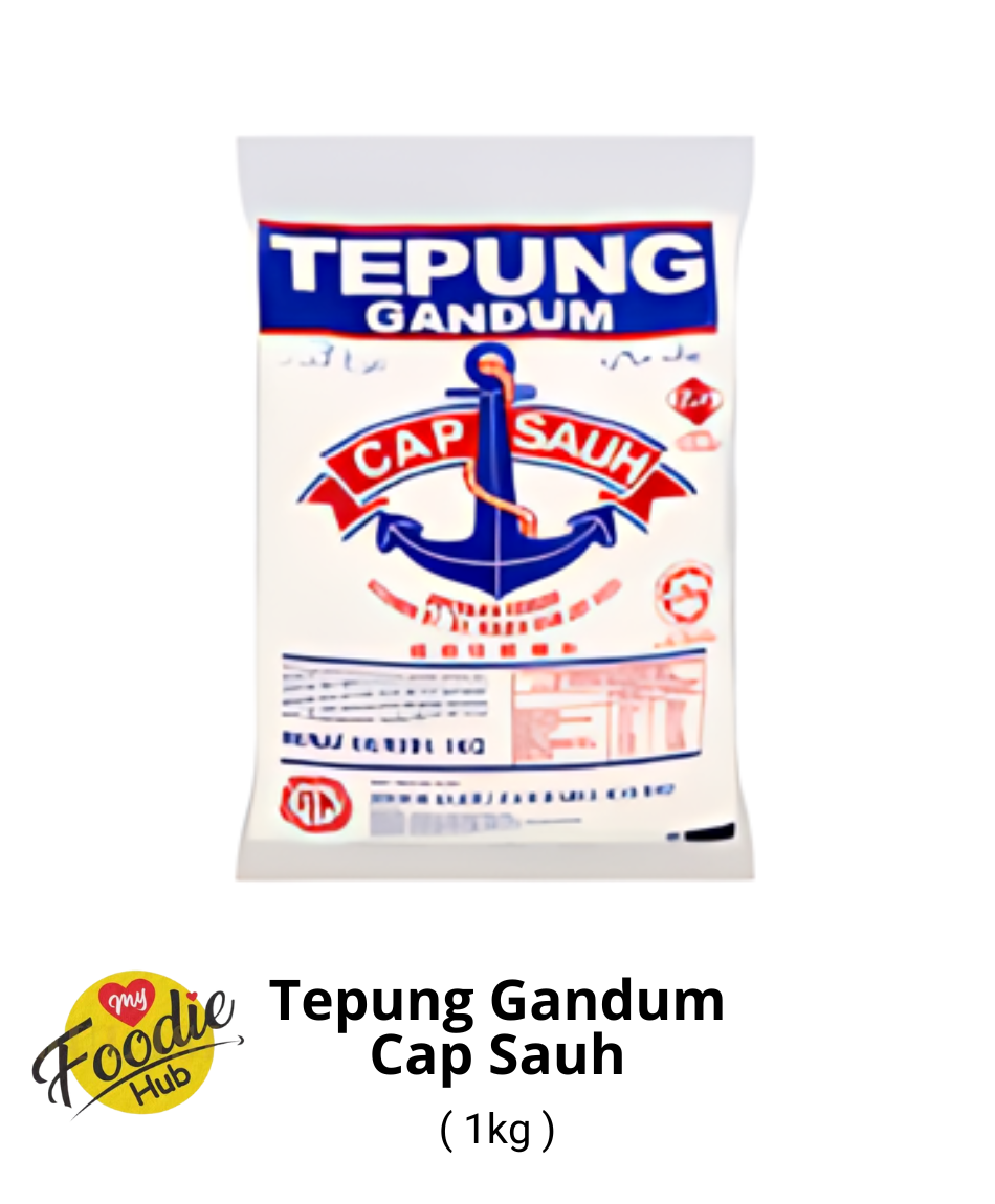 TEPUNG GANDUM CAP SAUH 1KG (1 X 10 )