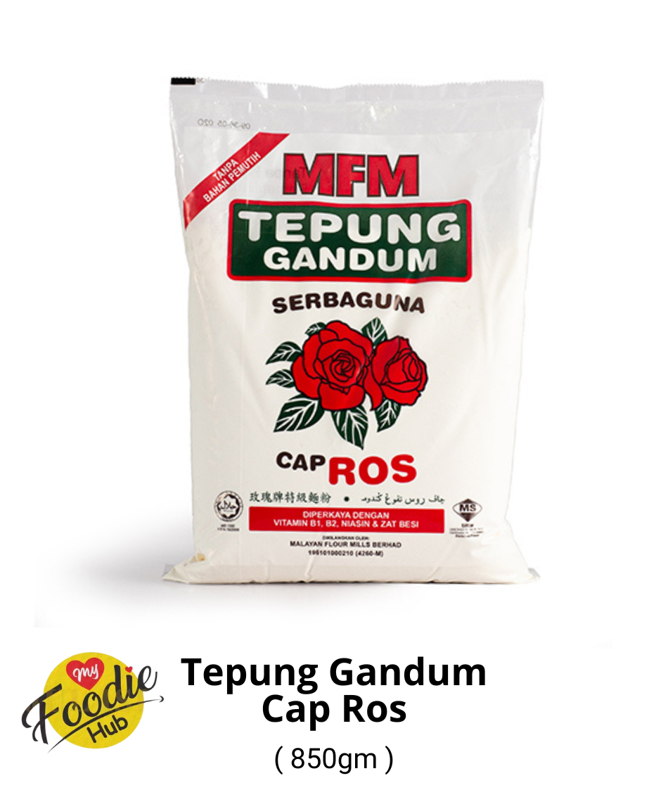 TEPUNG GANDUM CAP ROS 850GM (1 X 12 )