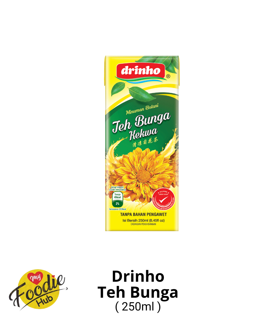 DRINHO TEH BUNGA 250ML (1X24)