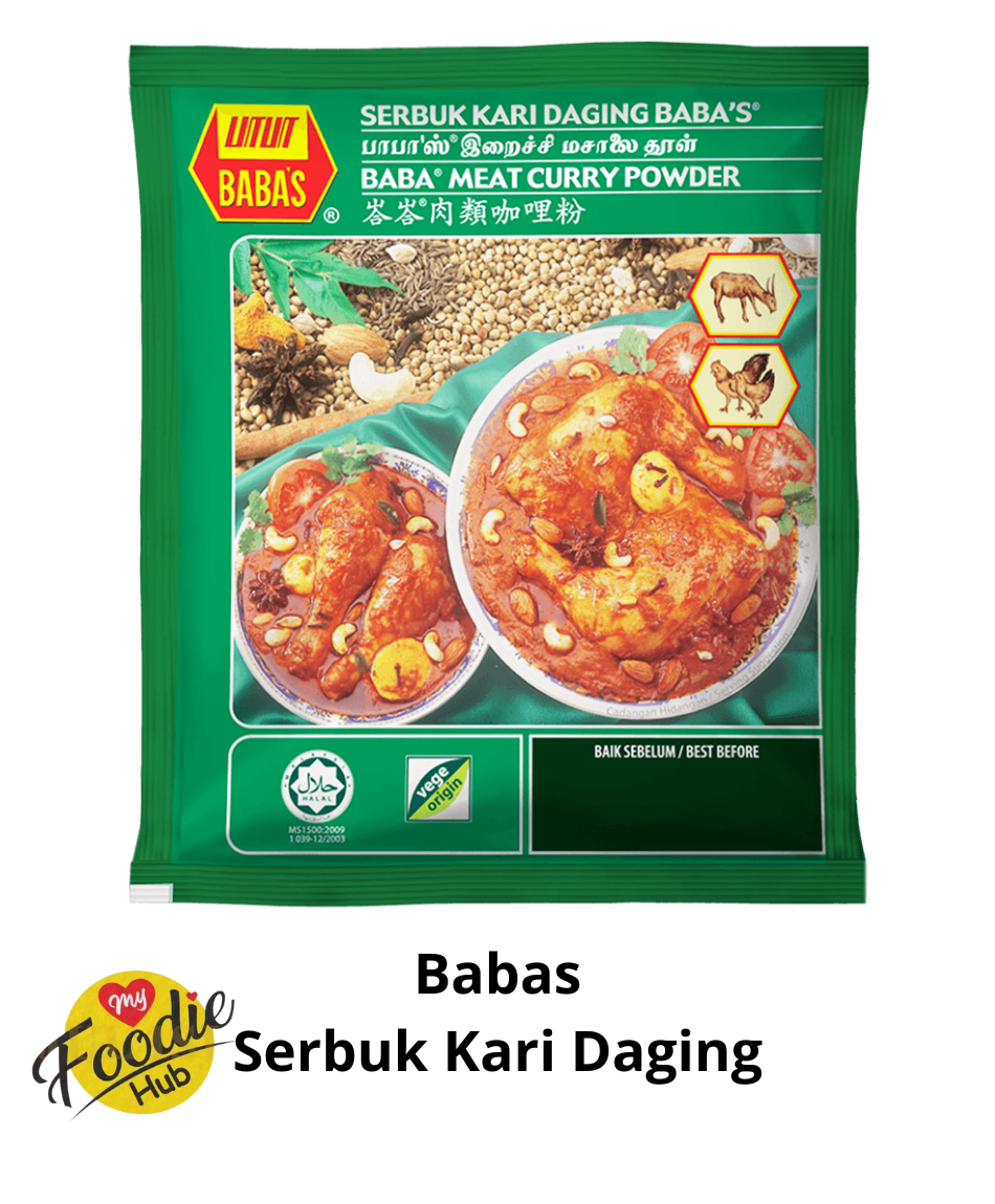 BABAS SERBUK KARI DAGING 500GM (1X 20 )