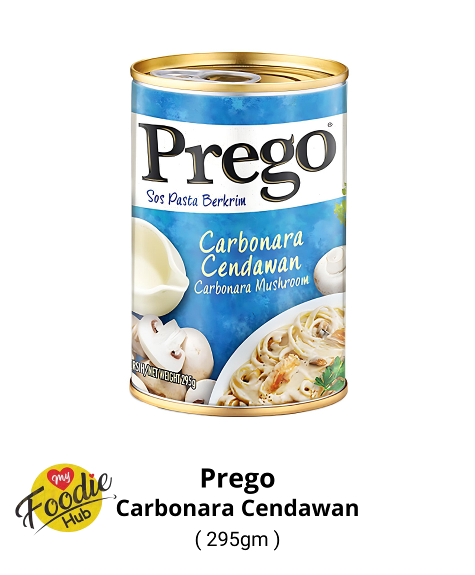 PREGO CARBONARA CENDAWAN ( TIN BIRU ) 295GM