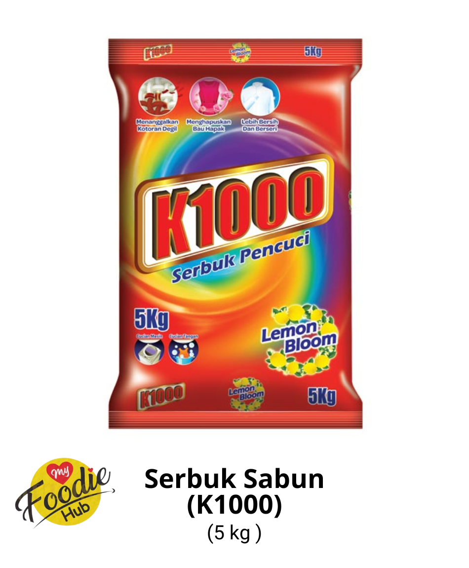 SERBUK SABUN K1000 (5KG) (1X4)